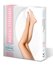 Gloriamed G191 / G291 (AT) Waist High Medical Compression Pantyhose Closed Toe Beige or Black