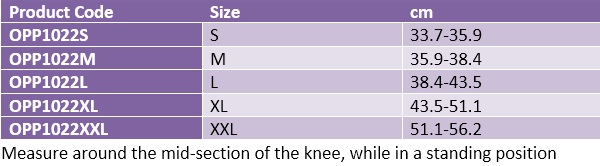 Oppo 1022 Knee Support