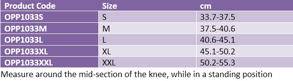 Oppo 1033 knee support patella stabilizer