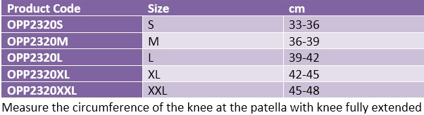 Oppo 2320 Knee Stabilizer