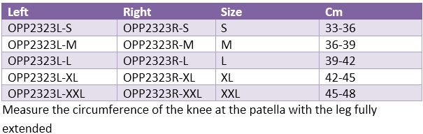 Oppo 2323 Premium C-Pad Knee Stabilizer