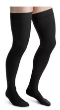 Jobst For Men Thigh High Grip Top Medical Compression Stockings 30-40 mmHg Closed Toe