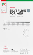 VENOSAN Silverline Gentlemen Below knee Medical Compression Stockings 20-30 mmHg Closed Toe