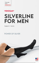 VENOSAN Silverline Gentlemen Below knee Medical Compression Stockings 20-30 mmHg Closed Toe