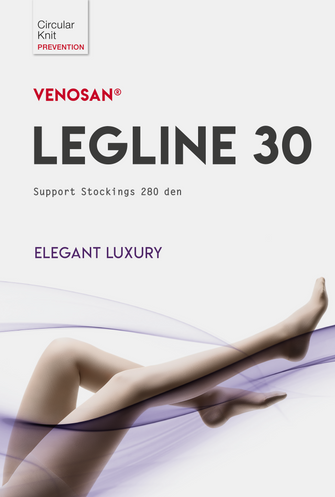 VENOSAN Legline 30 Waist High (Pantyhose) Medical Compression Stockings 30 mmHg Closed Toe