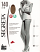 Ibici Segreta 140 Thigh High BAS (Use with suspendor belt) Medical Compresion Stockings 18-22 mmHg Closed Toe image