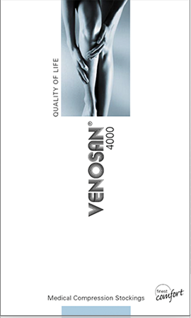 Venosan 4001 Thigh High LACE (Grip Top) Medical Compression Stockings 18-22 mmHg Closed Toe